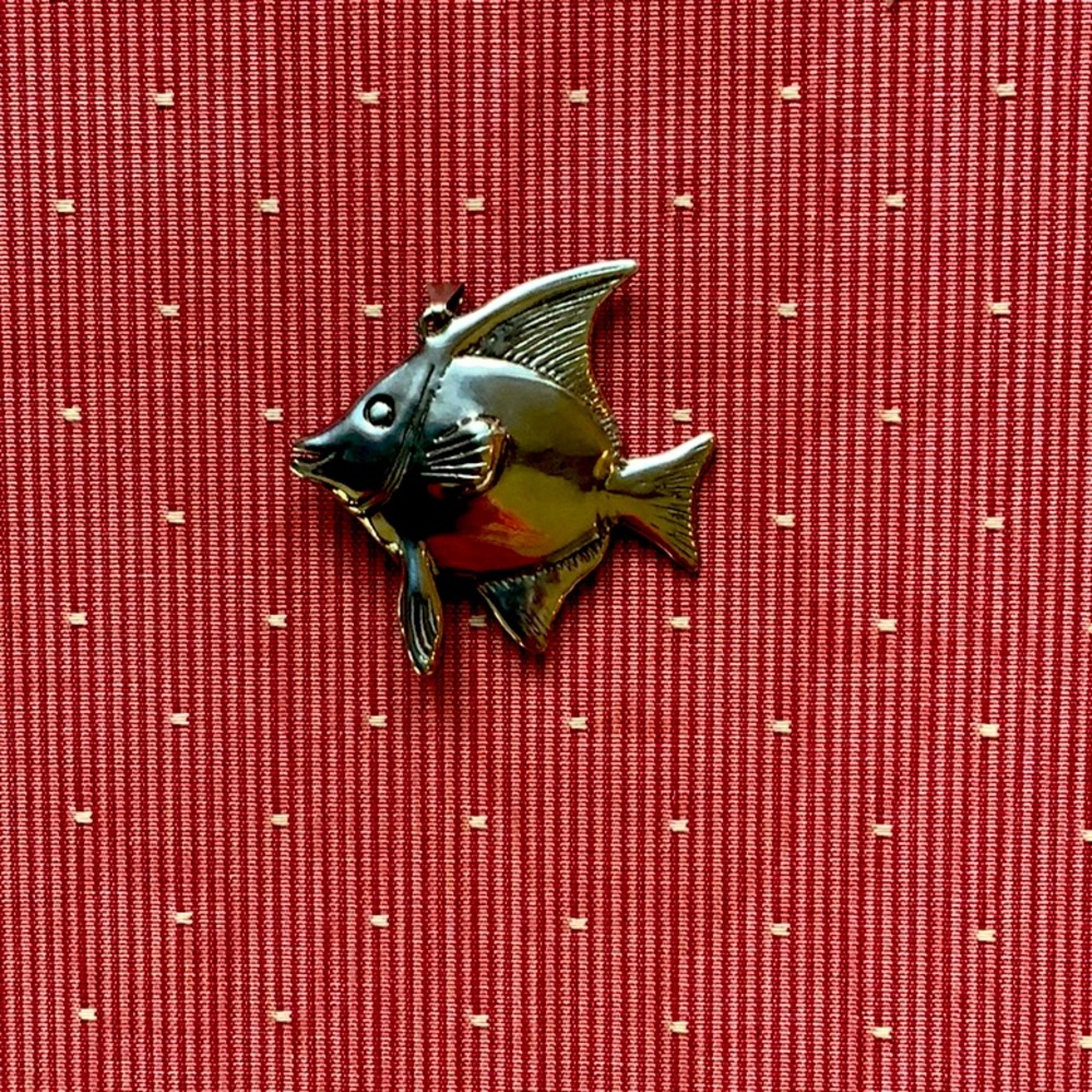 Sterling Silver Fish Pendnt